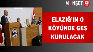 Elazığ’ın o köyünde GES kurulacak