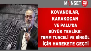 Kovancılar, Karakoçan ve Palu’da büyük tehlike! TBMM Tunceli ve Bingöl için harekete geçti