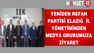 YENİDEN REFAH PARTİSİ ELAZıĞ İL YÖNETİMİNDEN MEDYA GRUBUMUZA ZİYARET