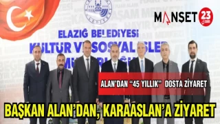 BAŞKAN ALAN'DAN,KARAASLAN'A ZİYARET