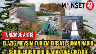 ELAZIĞ MEVSİM TURİZM FIRSATI SUNAN NADİR ŞEHİRLERDEN BİRİ OLARAK ÖNE ÇIKIYOR