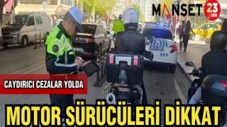 MOTOR SÜRÜCÜLERİ DİKKAT