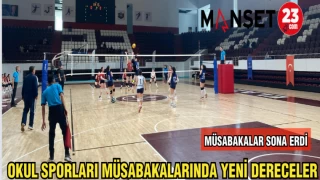 OKUL SPORLARI MÜSABAKALARINDA YENİ DERECELER