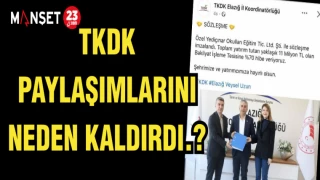 TKDK PAYLAŞIMLARINI NEDEN KALDIRDI.?