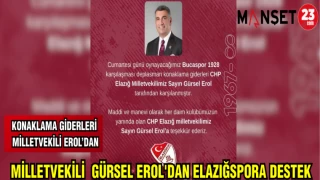 MİLLETVEKİLİ GÜRSEL EROL'DAN ELAZIĞSPORA DESTEK