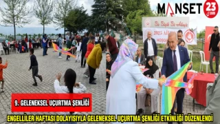 ENGELLİLER HAFTASI DOLAYISIYLA GELENEKSEL UÇURTMA ŞENLİĞİ ETKİNLİĞİ DÜZENLENDİ