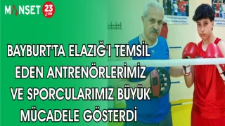 BAYBURT'TA ELAZIĞ'I TEMSİL EDEN ANTRENÖRLERİMİZ VE SPORCULARIMIZ BÜYÜK MÜCADELE GÖSTERDİ