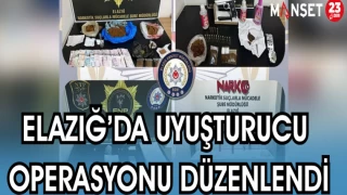 ELAZIĞ'DA UYUŞTURUCU OPERASYONU DÜZENLENDİ