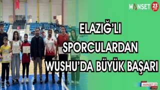 ELAZIĞ'LI SPORCULARDAN WUSHU'DA BÜYÜK BAŞARI
