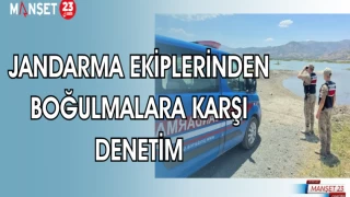 JANDARMA EKİPLERİNDEN BOĞULMALARA KARŞI DENETİM