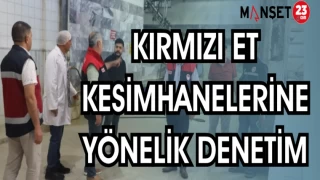 KIRMIZI ET KESİMHANELERİNE YÖNELİK DENETİM
