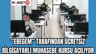 "EBEGEM" tarafından ücretsiz bilgisayarlı muhasebe kursu açılıyor