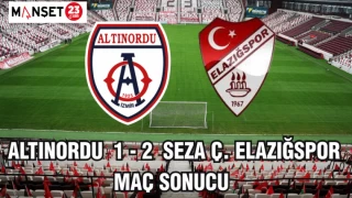 ALTINORDU 1 - 2 SEZA Ç. ELAZIĞSPOR MAÇ SONUCU