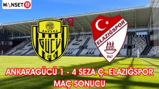 Ankaragücü 1 - 4 Seza Ç. Elazığspor maç sonucu