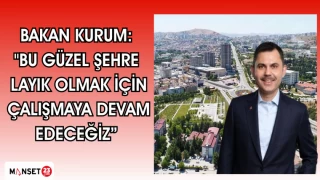 Bakan Kurum: "Bu güzel şehre layık olmak için çalışmaya devam edeceğiz”