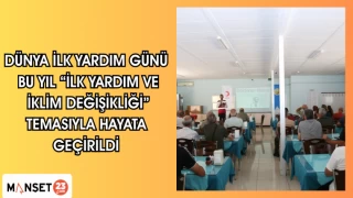 Dünya İlk Yardım Günü, bu yıl “İlk Yardım ve İklim Değişikliği” temasıyla hayata geçirildi