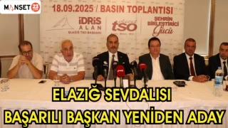 Elazığ sevdalısı başarılı Başkan yeniden aday