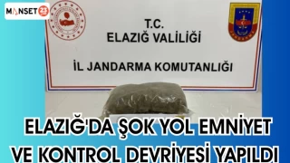 Elazığ'da Şok Yol Emniyet ve Kontrol devriyesi yapıldı