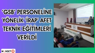 ‘GSB’ PERSONELİNE YÖNELİK ‘İRAP’ AFET TEKNİK EĞİTİMLERİ VERİLDİ