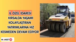 İl Özel İdaresi, kırsalda yaşamı kolaylaştıran yatırımlarına hız kesmeden devam ediyor