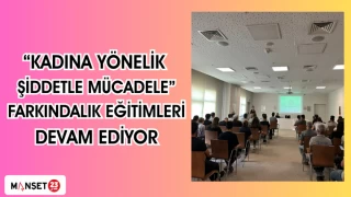 Kadına Yönelik Şiddetle Mücadele farkındalık eğitimleri devam ediyor