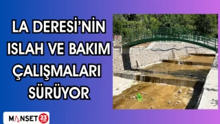 La Deresi’nin ıslah ve bakım çalışmaları sürüyor