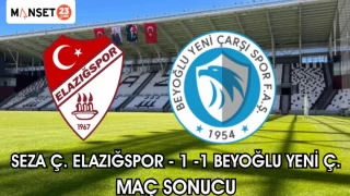 SEZA Ç. ELAZIĞSPOR - 1 1 - BEYOĞLU YENİ Ç. MAÇ SONUCU