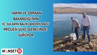 Tarım ve Orman Bakanlığı’nın 'İç Suların Balıklandırılması' Projesi ülke genelinde sürüyor