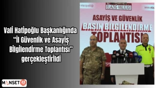 Vali Hatipoğlu Başkanlığında “İl Güvenlik ve Asayiş Bilgilendirme Toplantısı” gerçekleştirildi.