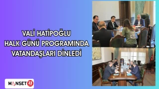 Vali Hatipoğlu, halk günü programında vatandaşları dinledi