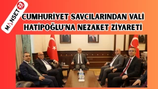 Cumhuriyet Savcılarından Vali Hatipoğlu'na Nezaket Ziyereti