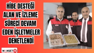 Hibe desteği alan ve izleme süreci devam eden işletmeler denetlendi