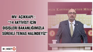 MV. Açıkkapı : “14 Aktivist İçin Dışişleri Bakanlığımızla Sürekli Temas Halindeyiz”