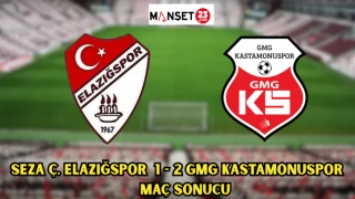 SEZA Ç. ELAZIĞSPOR 1 - 2 GMG KASTAMONUSPOR