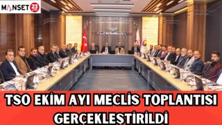 TSO Ekim Ayı Meclis Toplantısı Gerçekleştirildi