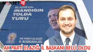 AK Parti Elazığ İl Başkanı belli oldu