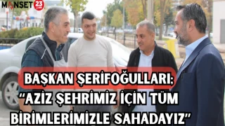 BAŞKAN ŞERİFOĞULLARI: "ULAŞIMDA KONFORUN ARTIRILMASI HEDEFLENİYOR"