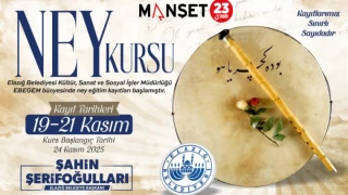Elazığ Belediyesi, Ücretsiz Ney Kursu Düzenleyecek