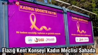 Elazığ Kent Konseyi Kadın Meclisi Sahada