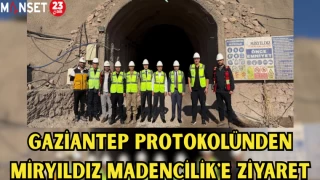 Gaziantep Protokolünden Miryıldız Madencilik'e Ziyaret