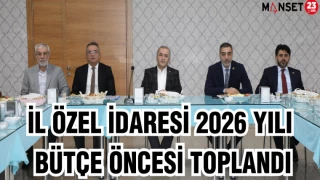 İl Özel İdaresi 2026 Yılı Bütçe öncesi toplandı