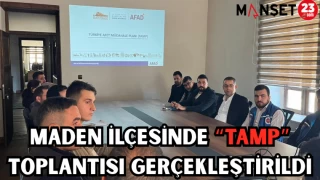 MADEN İLÇESİNDE TAMP TOPLANTISI GERÇEKLEŞTİRİLDİ