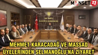 MEHMET KARACADAĞ VE MASSAD ÜYELERİNDEN SELMANOĞLU'NA ZİYARET