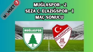 MUĞLASPOR 2 - 1 SEZA Ç. ELAZIĞSPOR MAÇ SONUCU