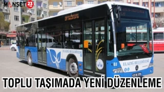 Toplu Taşımada Yeni Düzenleme