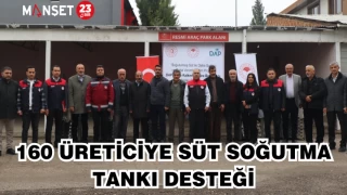 160 ÜRETİCİYE SÜT SOĞUTMA TANKI DESTEĞİ