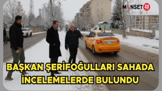 Başkan Şerifoğulları, Sahada İncelemelerde Bulundu