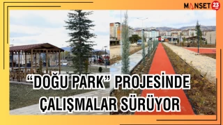 "Doğu Park” projesinde çalışmalar sürüyor
