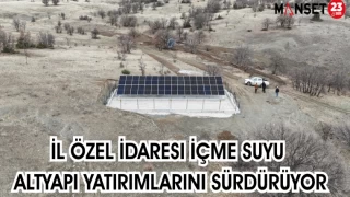 Elazığ İl Özel İdaresi İçme Suyu Altyapı Yatırımlarını Sürdürüyor