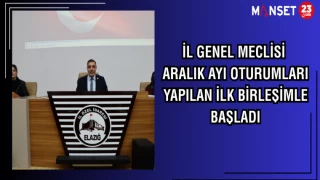 İl Genel Meclisi Aralık ayı oturumları yapılan ilk birleşimle başladı